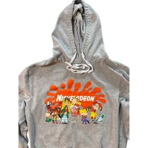 Retro Nickelodeon Girl Characters Graphic Hoodie Kids Sz S Sweatshirt Pullover